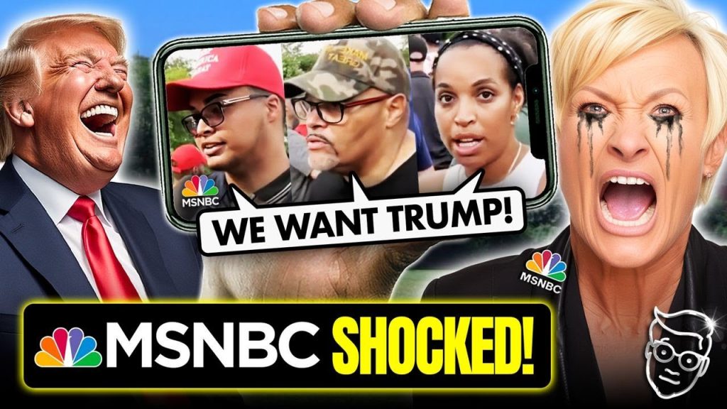 MSNBC Instantly Regrets Sending Reporter To Speak With Black Trump Voters LIVE: ‘F**k Joe Biden’