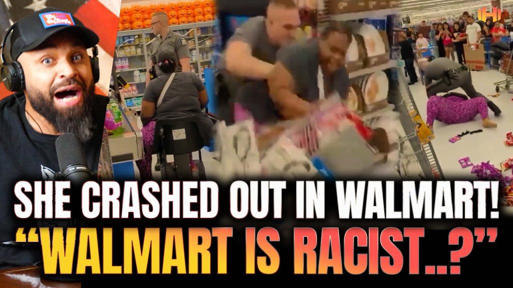 Black Woman Crashes Out in Walmart