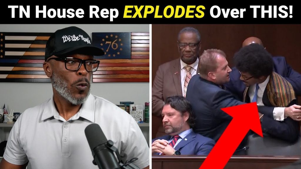 Justin Pearson CONFRONTS Fellow TN House Rep Over Gun Control!