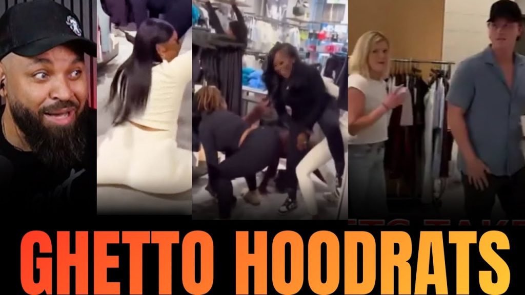 White Shoppers Outraged After Ghetto Black Girls Have Wild Twerking Session in Lululemon!
